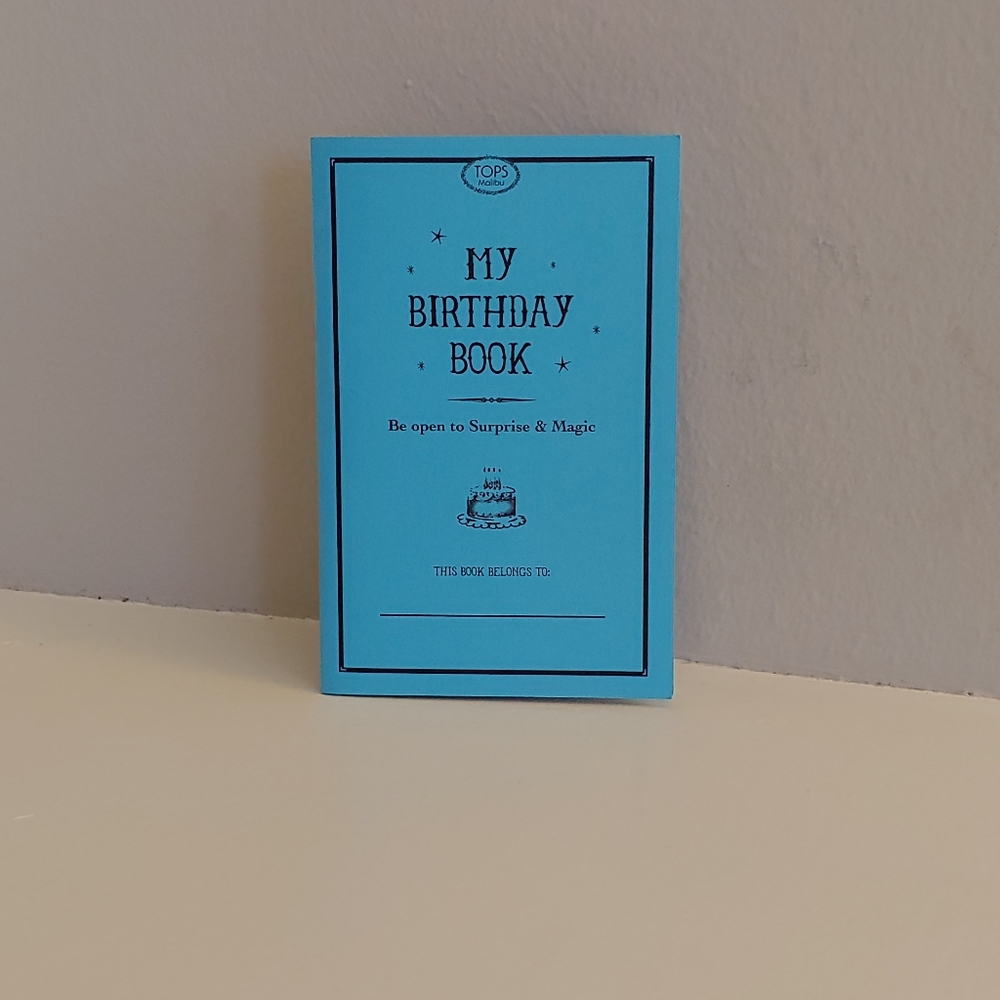 NWT My Birthday Book fill in birthday booklet